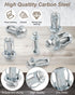 AOKLIT 80Pcs M4 M5 M6 M8 Expansion Screw Petal Nut, Jack Nuts, Petal Shape Metal Nut with Screws Assembly for Hollow