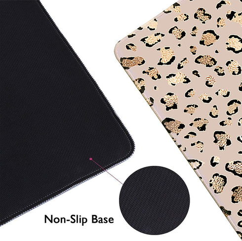 Large Gaming Mouse Pad, Desk Pad, Computer Keyboard Mouse Mat, Non-Slip Rubber Base and Stitched Edges, 31.5x11.8 Inch,