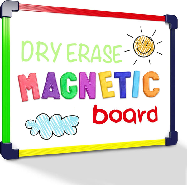 ScribbleDo Magnetic Dry Erase Board for Kids, Whiteboard 9”x12” for Writing Learning & Drawing Art Educational Toy