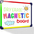 ScribbleDo Magnetic Dry Erase Board for Kids, Whiteboard 9”x12” for Writing Learning & Drawing Art Educational Toy