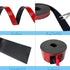 Adhesive Rubber Strips, 3" Wide x 1/8" Thick x 20' Long, Neoprene Rubber Sheets for Matting, Padding, Insulation