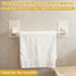 2 Packs Set White Ceramic Porcelain Towel Bar Brackets - Vintage Retro Mid Century Modern Wall/Tile Mount Flat Back