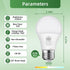 A19 LED Light Bulb, 75W Equivalent LED Bulb, 11W 4000K Neutral White, 1100 Lumens, Non-Dimmable Light Bulbs, CRI 85+, No Flicker E26 Base Bulbs for Home Office, 4-Pack by YAOHENG