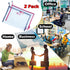 Rough Enough Clear Plastic File Folder Document Holder Bag, Zipper Pouches for Organizing A4 Paper, Office Supplies