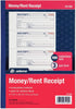 Adams Money and Rent Receipt Book, 3-Part, Carbonless, White/Canary/Pink, 7-5/8" x 10-7/8", Bound