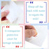 Reusable Sticky Notes 3x3, Work from Home Essentials Pack, Set of 8 Dry Erase Sticky Notes with Wet Erase Pen, White