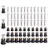 36 Pairs M4 M5 M6 Neoprene Well Nuts with Stainless Steel Screw, Rubber Well Nuts Kit for Kayak and Marine Accessories