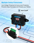PUWJNV Power Wheel Battery Adapter Conversion Kit with Voltage Regulator Low Voltage Protector Fuse and Wire Terminals