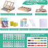 Set 54 Set 24 Wooden Tabletop Art Easel for Painting, Pieces Starter Acrylic Paint with Colors Acrylic Paints