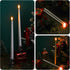 50 12.4 inch Baquler Pcs Extra Long Flameless Taper Candles Battery Operated Taper Candle Bulk LED Flickering White