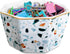 Paper Clip Holder Ceramic, Geometric Paperclips Holders Dispenser, Cute Terrazzo Marble Organizer for Desk