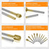 10 PCS Carving Bits HSS Rotary Drill Burr Set, 1/8'' Shank Wood Engraving Router Bit