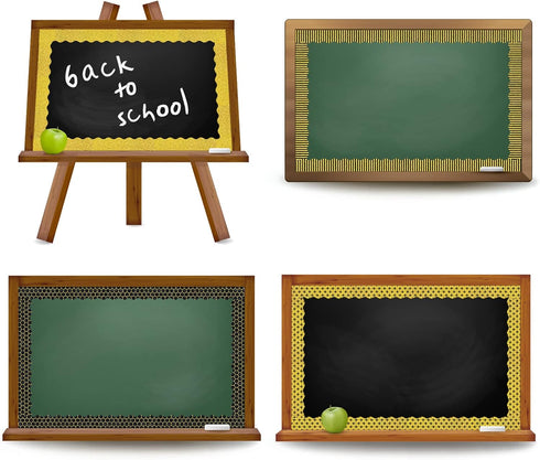 Whaline 69Ft Summer Glitter Bulletin Board Borders with 5 Designs for Bee Theme Decoration Trim for Classroom Office