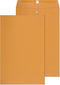 Clasp Envelopes, 10 x 15 Inch Brown Kraft Catalog Envelopes with Clasp Closure & Gummed Seal, 15 Pack