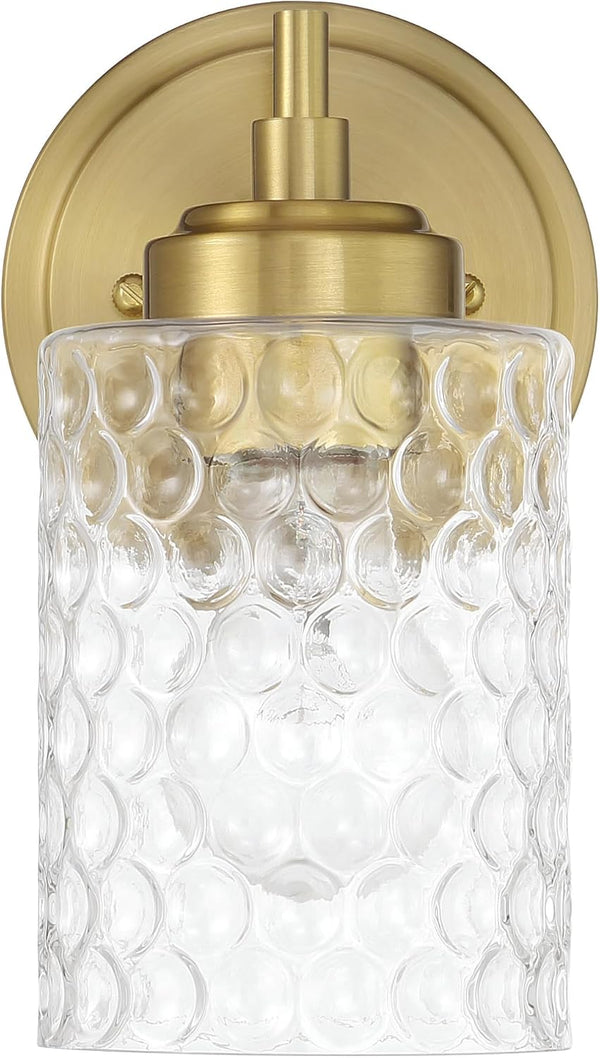 Craftmade - Claire 1 Light 10 in. Satin Brass Finish Wall Sconce