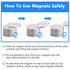 255PCS Small Strong Magnets, Neodymium Disc Magnets Heavy Duty, Rare Earth Magnets for Crafts, Whiteboard, Kitchen.