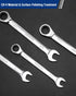 10 mm 12-Point 15-Degree Offset WORKPRO Ratcheting Combination Wrench Metric, CR-V Constructed with Mirror Polish