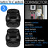Insulated Wire Connectors Multi Splice Connector Dual Entry Electrical Power Connector Black Cable Connectors (5 Pcs)