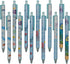 Maydahui 42 PCS Blue Sea Animal Gel Pens, Cute Kawaii Retractable Printing Pens for School Party Students