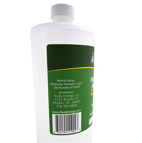 Duda Energy 2 950ml 99+% x Bottles of Pure Isopropyl Alcohol Industrial Grade IPA Concentrated Rubbing Alcohol
