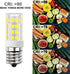 E17 LED Bulb, 4W Daylight White 6000K, Non-Dimmable, Appliance Bulb Under Microwave Oven, 2-Pack