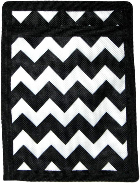 6 Piece Protective Lab Coat Pocket Organizer Kit - Popular Black and White Chevron Pattern
