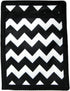 6 Piece Protective Lab Coat Pocket Organizer Kit - Popular Black and White Chevron Pattern