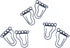 Foot Feet Shaped Paper Clips Great for Paper Clip Collectors or Office Gift - Comes in Round Tin with Lid and Gift Box (Black 100 Count) by Butler in the Home