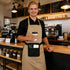 ZMD Server Apron Waist Pouch, Restaurant Waitress Apron with Pockets Utility Belt Women Work Apron Waist Pouch
