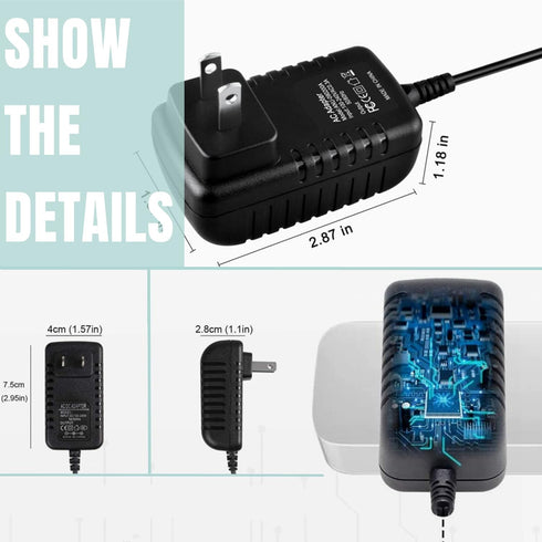 SLLEA AC Adapter Charger Replacement for Black & Decker 371415-11, 37151511, 371415-04, 371415-08