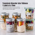 MESS Dissolvable Food Labels, Blank, 1x2, 500/Roll, Dissolves in 30 Seconds or Less, Removable Pantry, Meal Prep & Food
