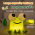Dimmable Frog Night Light for Kids, Cute Silicone Nursery Night Light, Rechargeable Bedside Lamp, Portable Creative