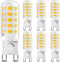 DiCUNO G9 LED Bulb Dimmable, 2700K Warm White, G9 LED Light Bulbs