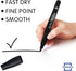 Scribbledo 36 Pack Dry Erase Markers - Black Fine Tip Whiteboard Markers with Eraser Cap for Home & School