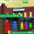 9 IP65 (2 Packs) Solar Fence Lights Outdoor,Step Lights Solar Powered with Lighting Options, Waterproof, Deck Light