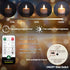 6pcs 50+Hours HL Rechargeable Battery Candles with Remote Timer, Rechargeable Tea Lights Candle, LED Votive Tea Lights