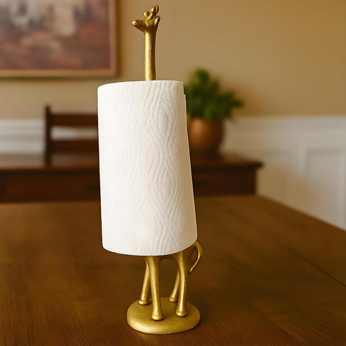 Counter Giraffes Paper Towel Holder Cast Iron Paper Towel Holder Funny Toilet Paper Holder for The Floor or in The