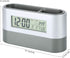 Electronic Pencil Cup, Backlight Calendar Snooze Pen Holder with Digital Screen Alarm for Home Office