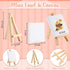 Sets 8 3 3 Inch Set Gift(12 Sets) Watercolor Paint Colors Watercolor with x Gift Painting Canvas Panel Mini Wooden