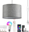XINGZHI Plug in Hanging Lamp with RGB Smart Bulb Plug-in Cord Pendant Light