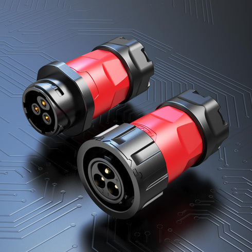 CNLINKO YM-20 3 PIN Industrial Waterproof Connector, IP68 Circular Connector, PBT Plastic Shell Quick Plug Aviation