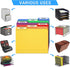Plastic Manila File Folders 24 Pack, Heavy Duty Letter Size 1/3 Cut Erasable Tabs, 3 Tab Filing Folder for Office,