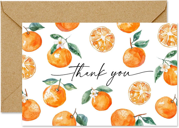 FYSUIMU 50 Pcs Little Cuties Thank You Cards Greeting Cards with Envelopes