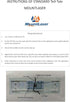 Crack Monitoring Record, Standard Tell-Tale Crack Monitor for Standard and Corner Tell-Tale (1PCS)