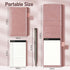 WEMATE 10 Pieces Small Notepad Holder Set, Pocket Notebook with 8 Memo Book Refills and Metal Pen, 3 x 5 Inch, Rose Gold