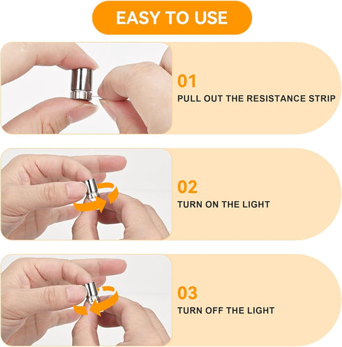 12 Pack Mini Lights, Warm White Mini LED Spotlight, Small LED Lights for Crafts, Small Display Light Battery Powered