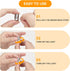 12 Pack Mini Lights, Warm White Mini LED Spotlight, Small LED Lights for Crafts, Small Display Light Battery Powered