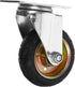 UKCOCO Small Swivel Caster Wheels with Brake for Cart Trolleys and Outdoor