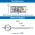 Muzata 20 Pack 3.3 Inch Stainless Steel Eye Screws for Heavy Duty Self Tapping M6 Eyelet Hooks