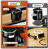 OOKUU Upgraded Large Desk Cup Holder Clamp, Anti-Spill Metal Office & PC Gaming Accessories, Compatible with Universal